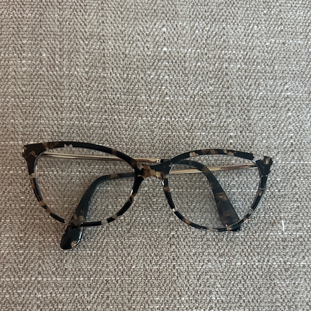 Tortoise Shell Cat Eye Glasses dolce and gabbana